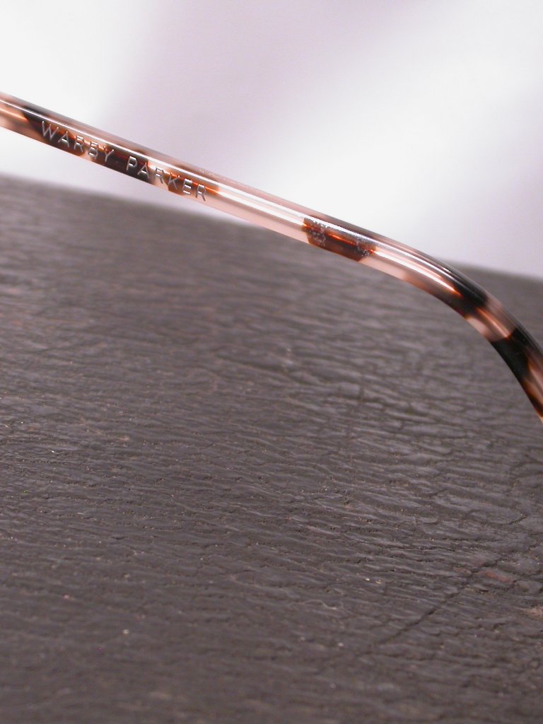 Warby Parker Maeve Tortoise Clear Gold Eyeglasses Frames Italy — image 5 of 8